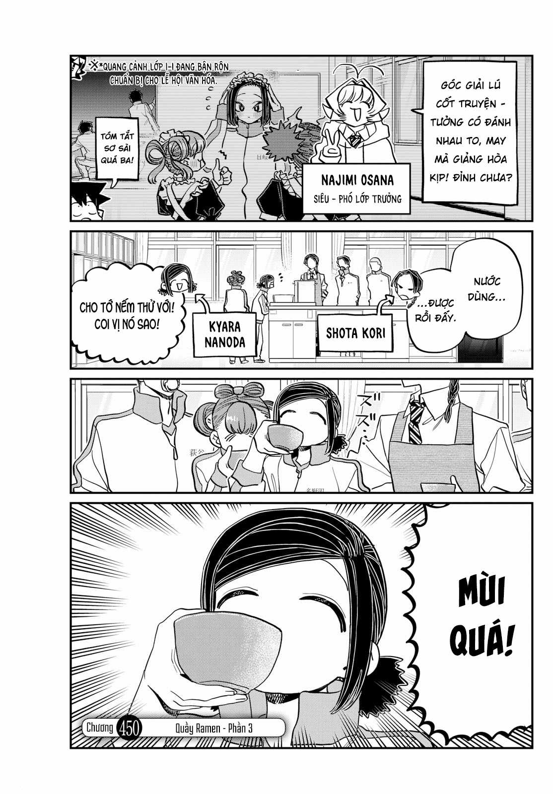 Komi-san wa Komyushou Desu Chapter 450 trang 1
