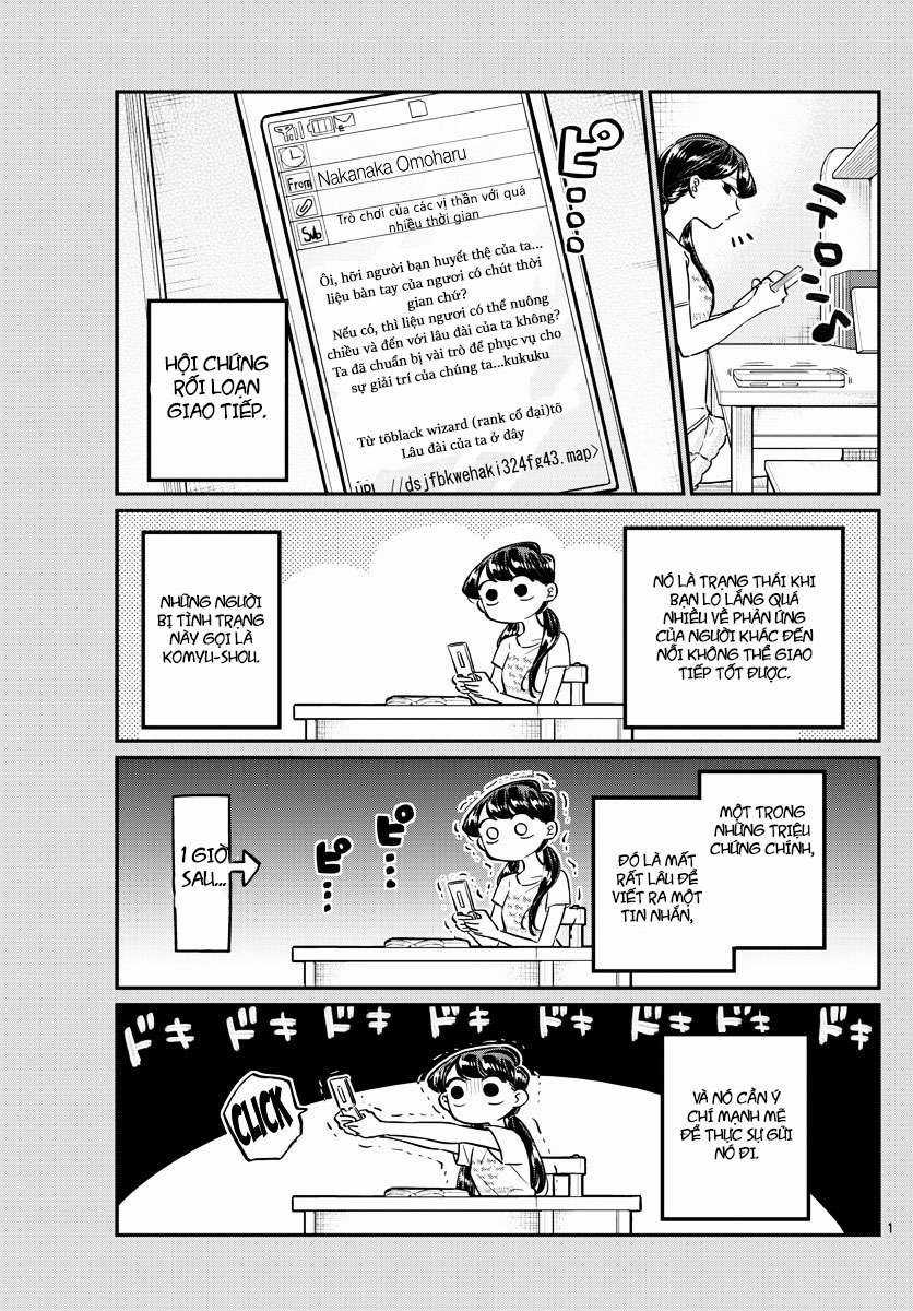 Komi-san wa Komyushou Desu Chapter 48 trang 0