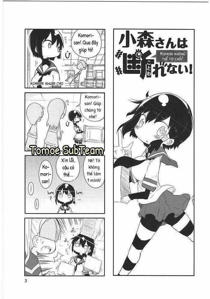 Komori-San Wa Kotowarenai Chapter 1 trang 4