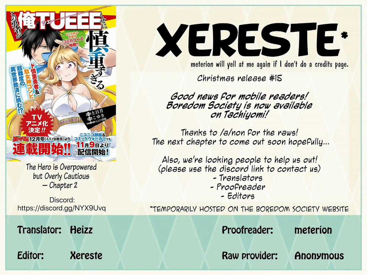 Kono Yuusha Ga Ore Tueee Kuse Ni Shinchou Sugiru Chapter 2 trang 1