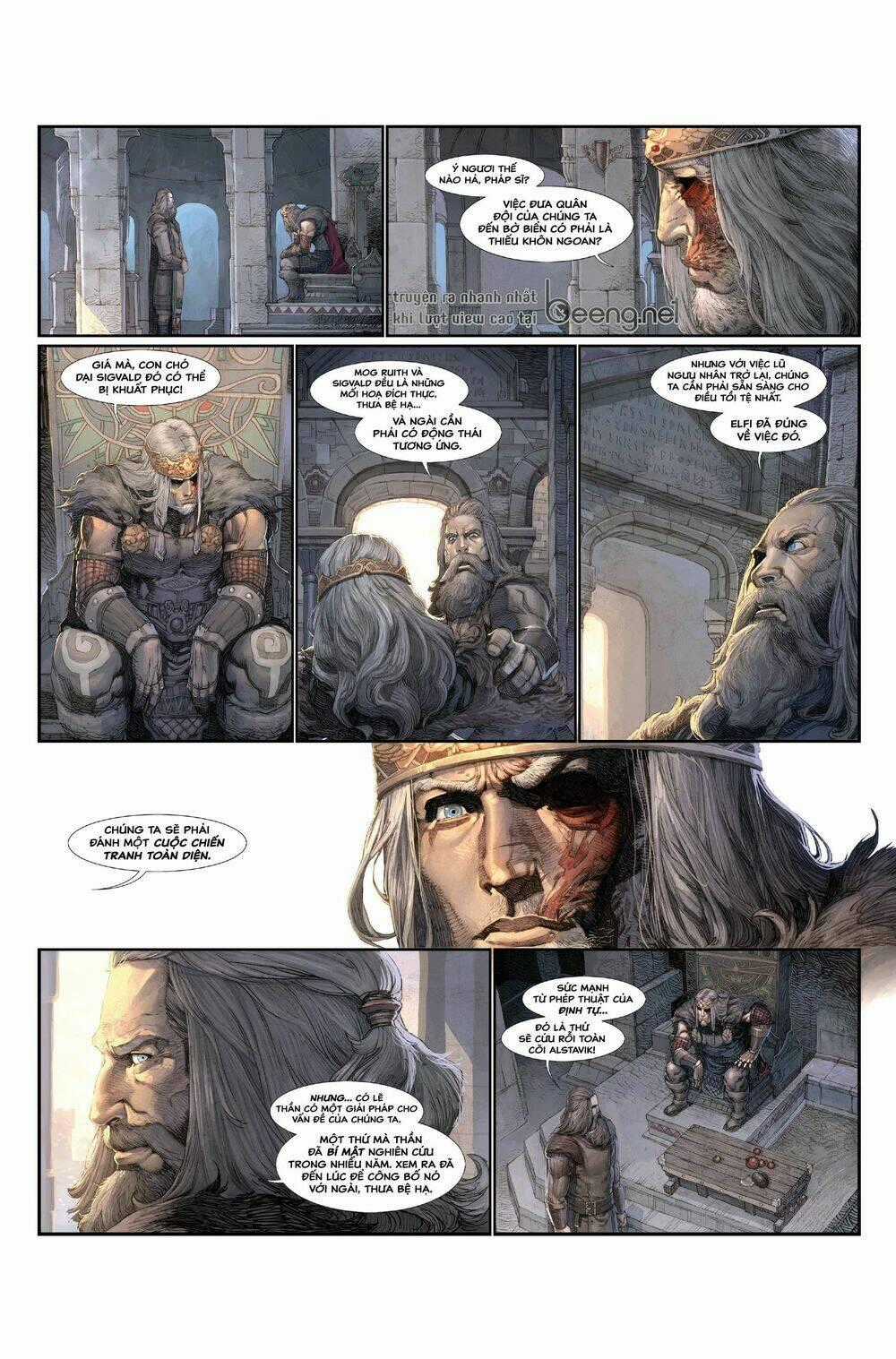 Konungar - Ác Chiến Vương Vị Chapter 1 trang 13