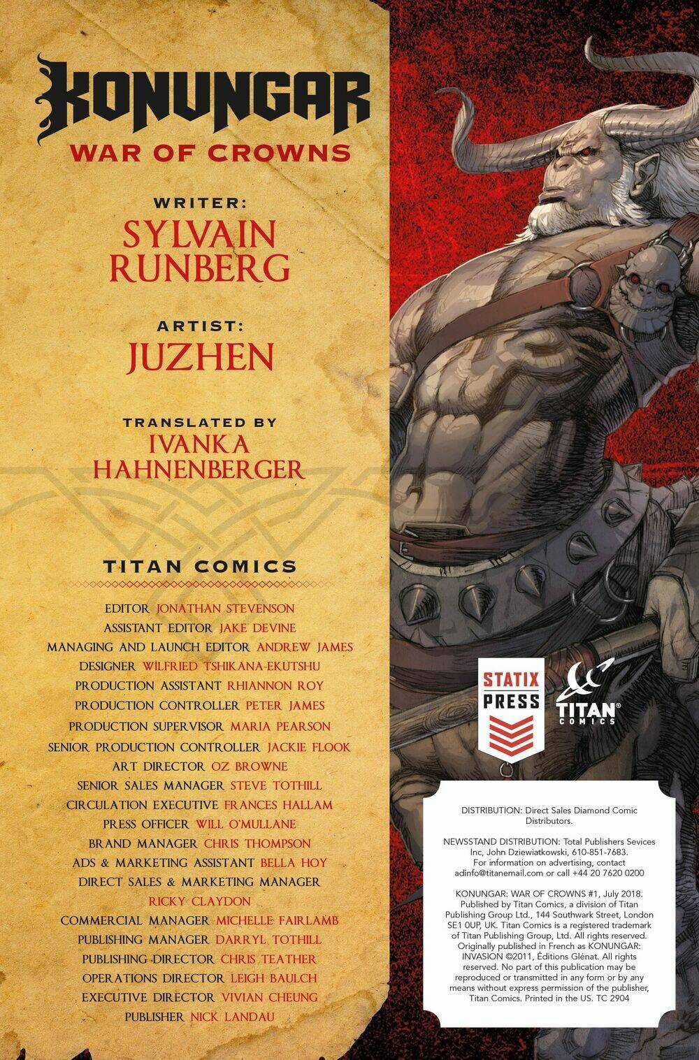 Konungar - Ác Chiến Vương Vị Chapter 1 trang 2