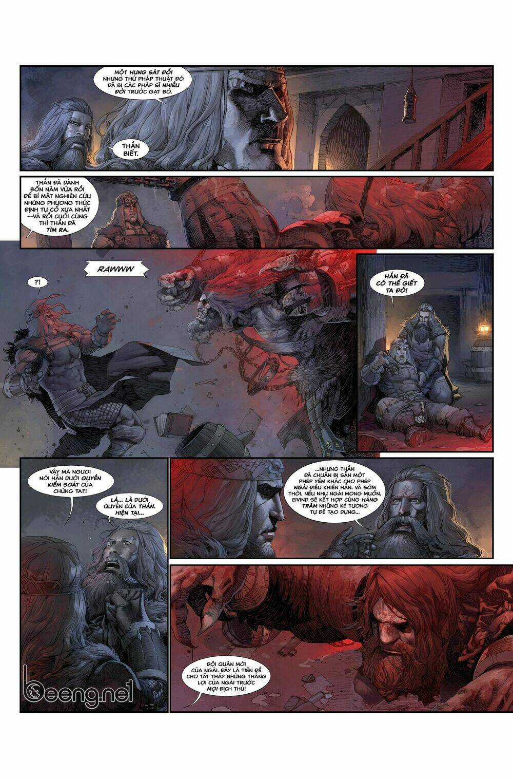 Konungar - Ác Chiến Vương Vị Chapter 2 trang 9