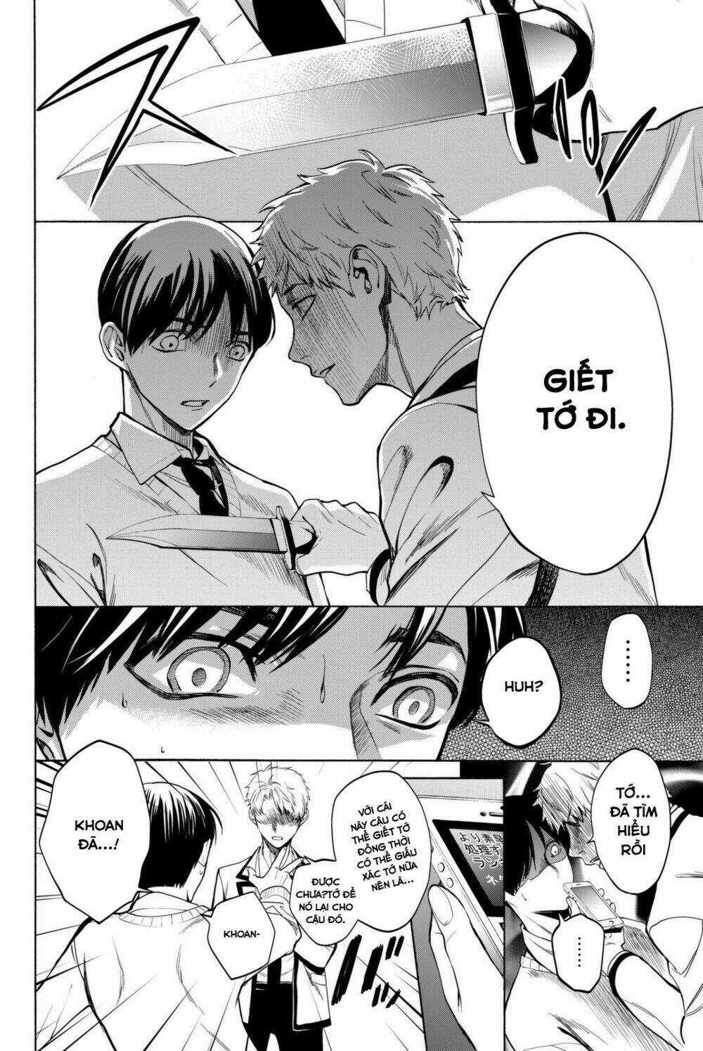 Konya Wa Tsuki Ga Kirei Desu Ga, Toriaezu Shi Ne Chapter 13 trang 22