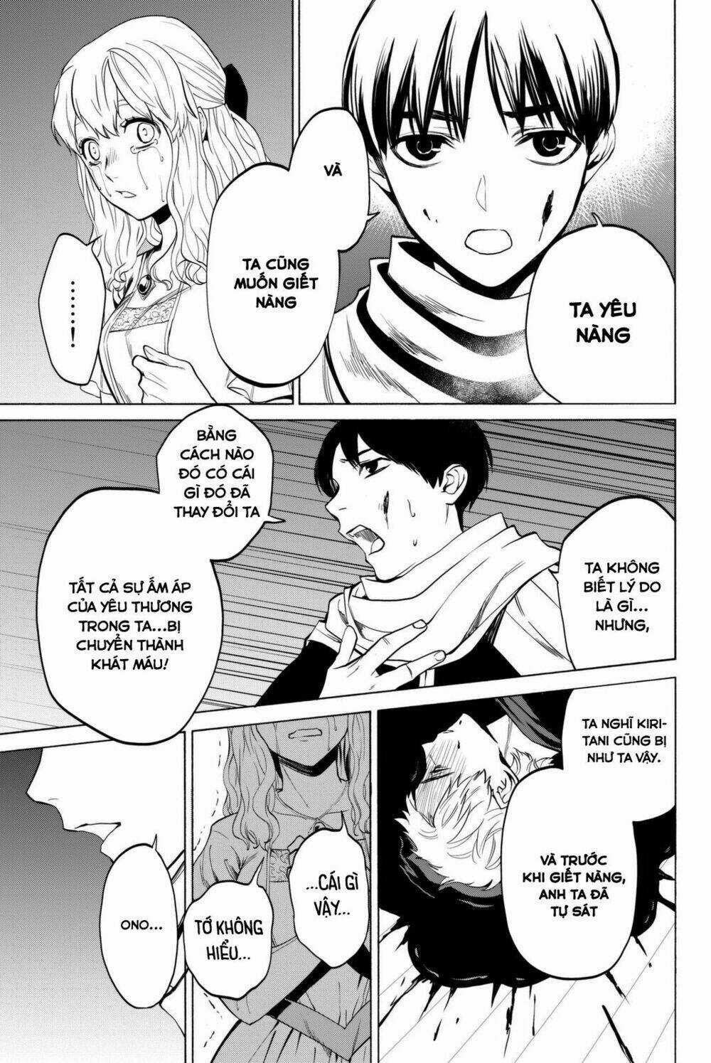 Konya Wa Tsuki Ga Kirei Desu Ga, Toriaezu Shi Ne Chapter 13 trang 58