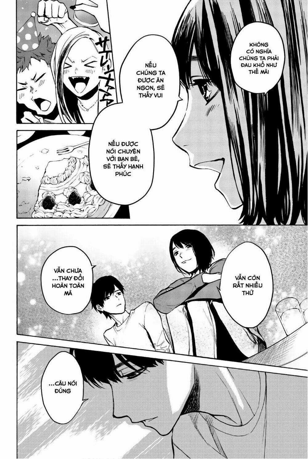 Konya Wa Tsuki Ga Kirei Desu Ga, Toriaezu Shi Ne Chapter 24 trang 28