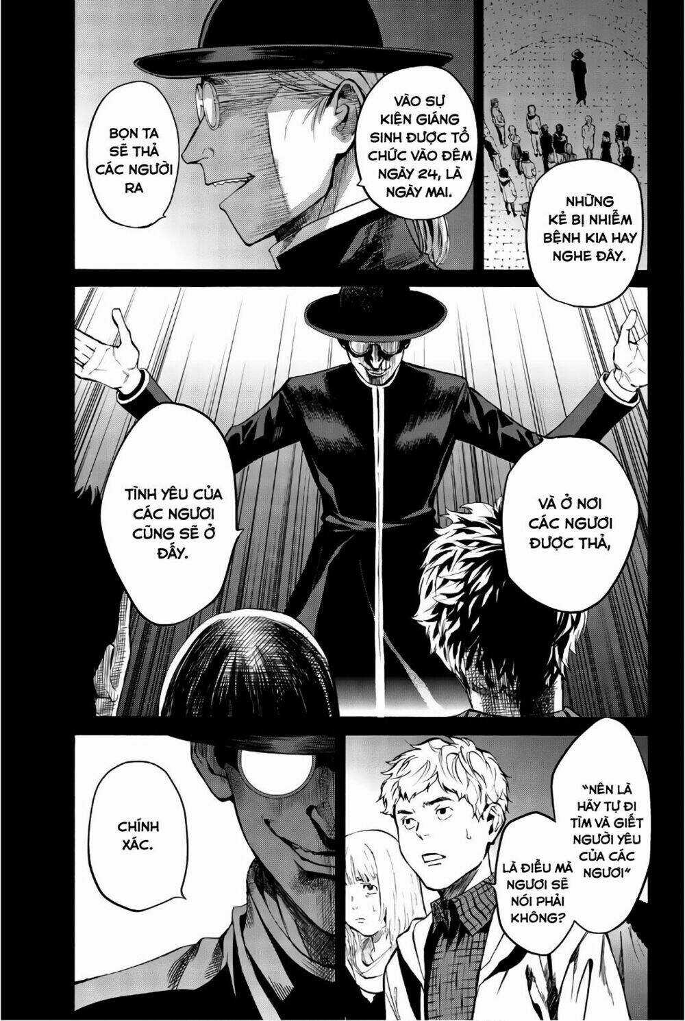 Konya Wa Tsuki Ga Kirei Desu Ga, Toriaezu Shi Ne Chapter 26 trang 2