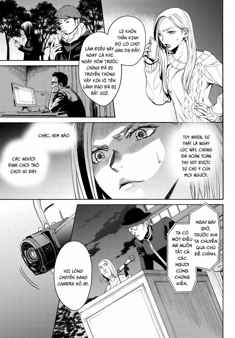 Konya Wa Tsuki Ga Kirei Desu Ga, Toriaezu Shi Ne Chapter 32 trang 4