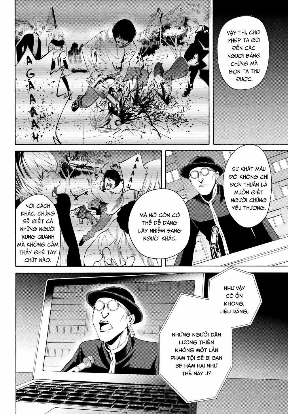 Konya Wa Tsuki Ga Kirei Desu Ga, Toriaezu Shi Ne Chapter 32 trang 8