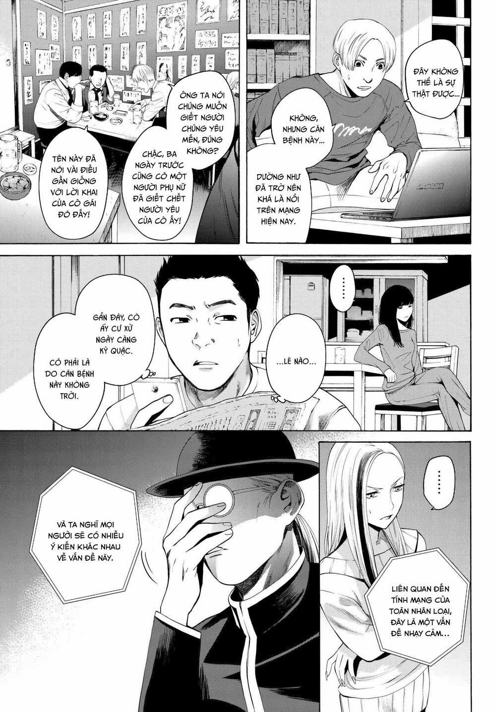 Konya Wa Tsuki Ga Kirei Desu Ga, Toriaezu Shi Ne Chapter 32 trang 9