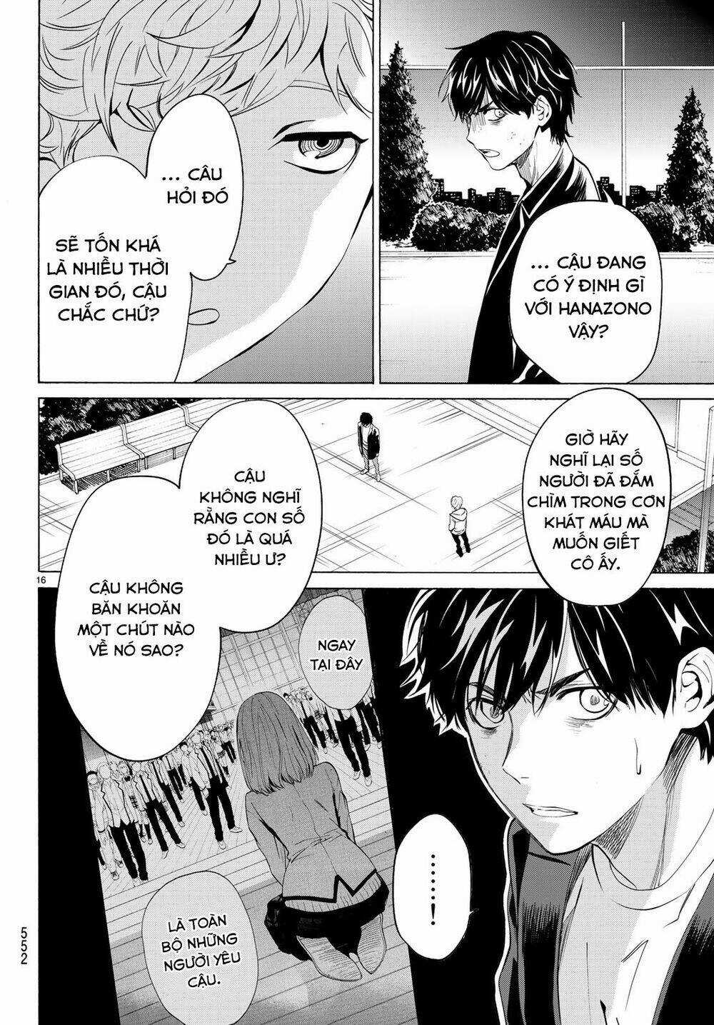 Konya Wa Tsuki Ga Kirei Desu Ga, Toriaezu Shi Ne Chapter 33 trang 16