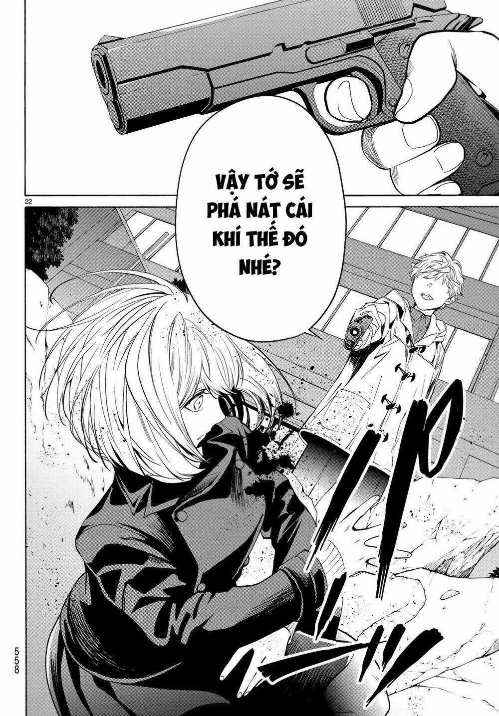 Konya Wa Tsuki Ga Kirei Desu Ga, Toriaezu Shi Ne Chapter 33 trang 22