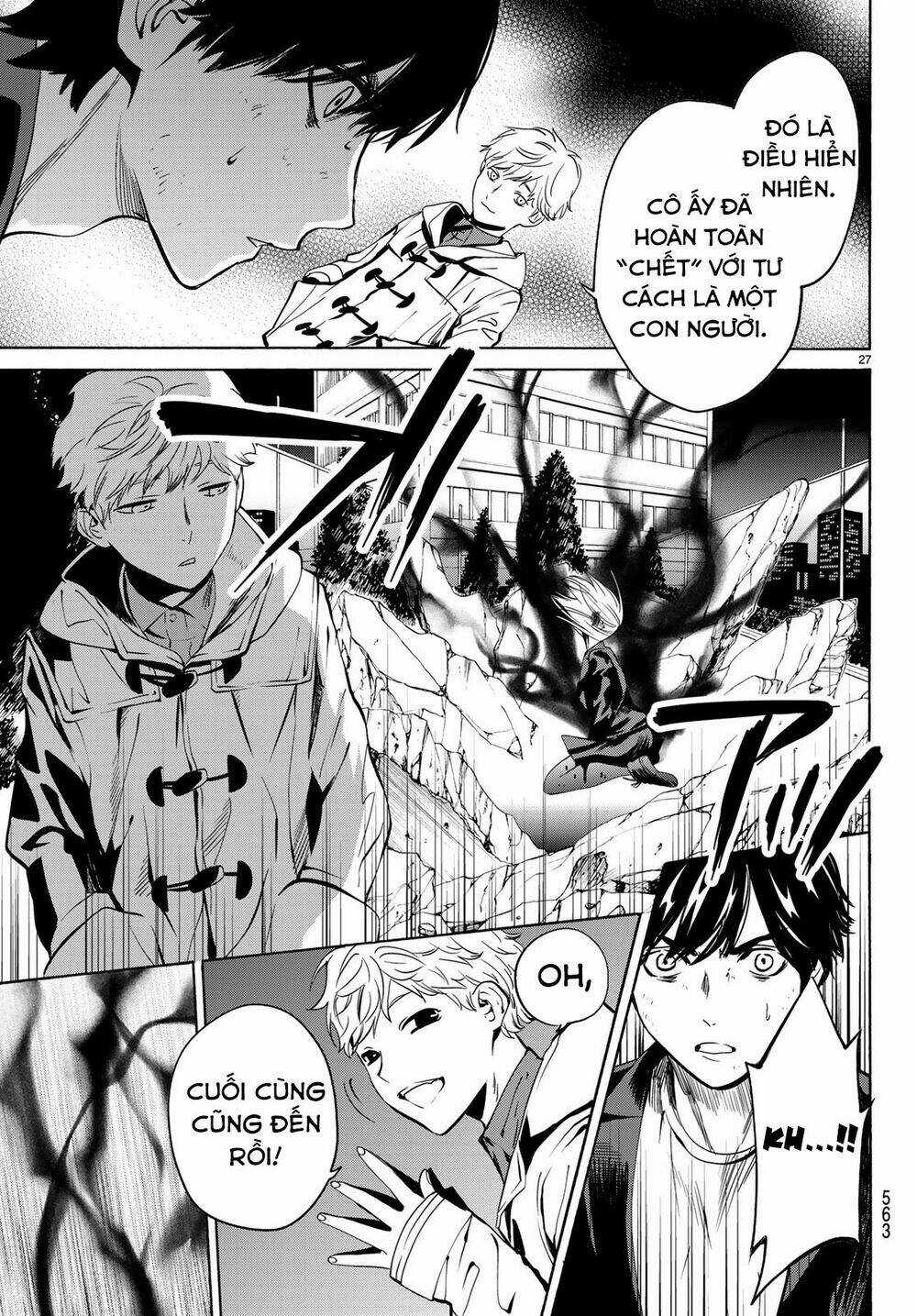 Konya Wa Tsuki Ga Kirei Desu Ga, Toriaezu Shi Ne Chapter 33 trang 25