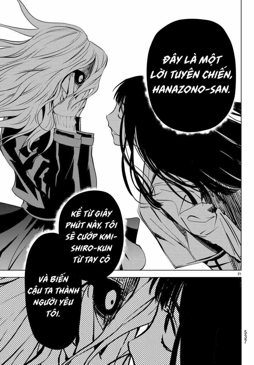 Konya Wa Tsuki Ga Kirei Desu Ga, Toriaezu Shi Ne Chapter 34 trang 22