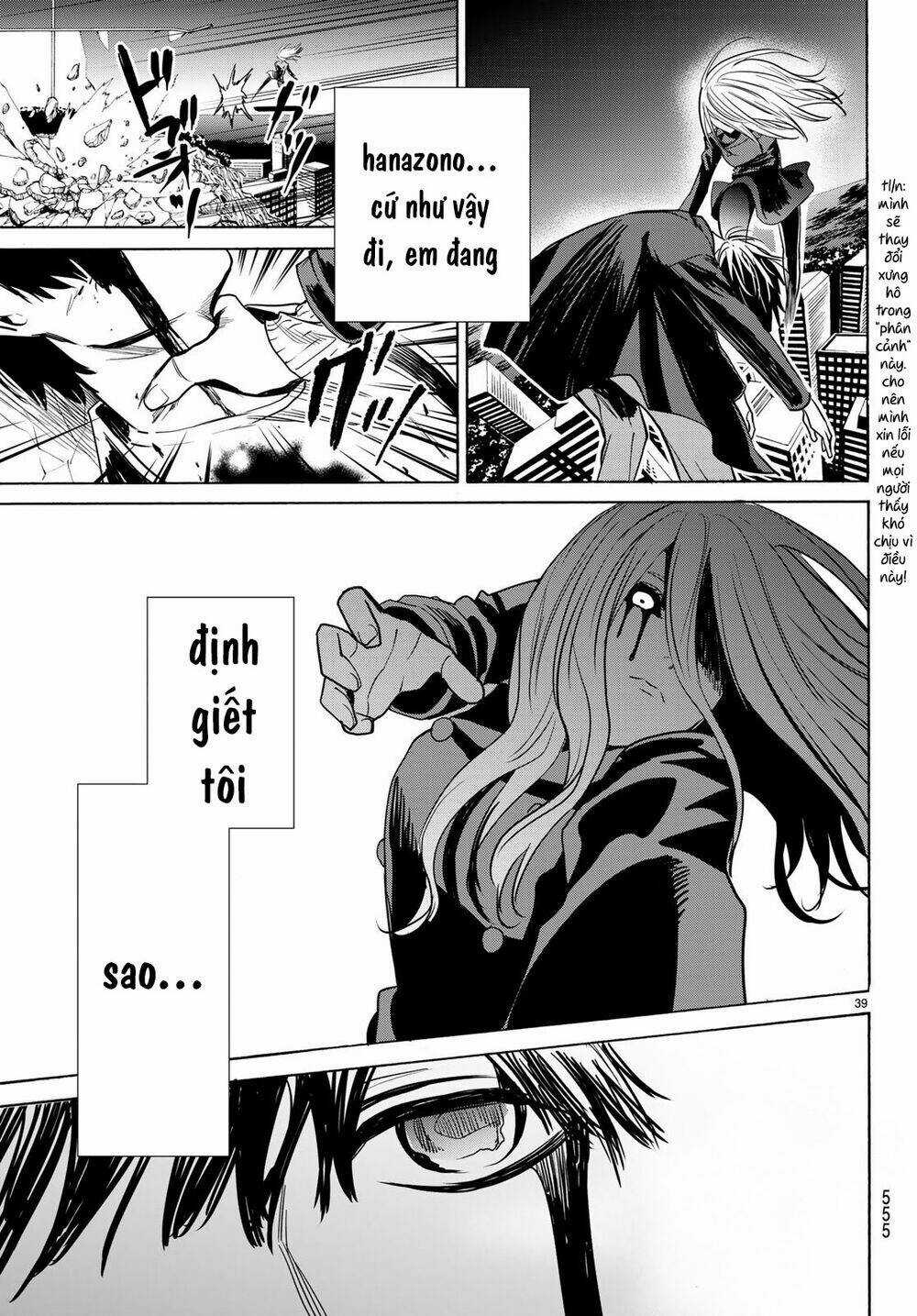 Konya Wa Tsuki Ga Kirei Desu Ga, Toriaezu Shi Ne Chapter 34 trang 39