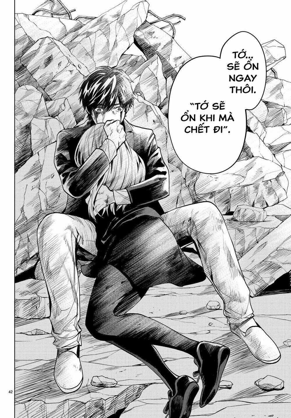 Konya Wa Tsuki Ga Kirei Desu Ga, Toriaezu Shi Ne Chapter 34 trang 42