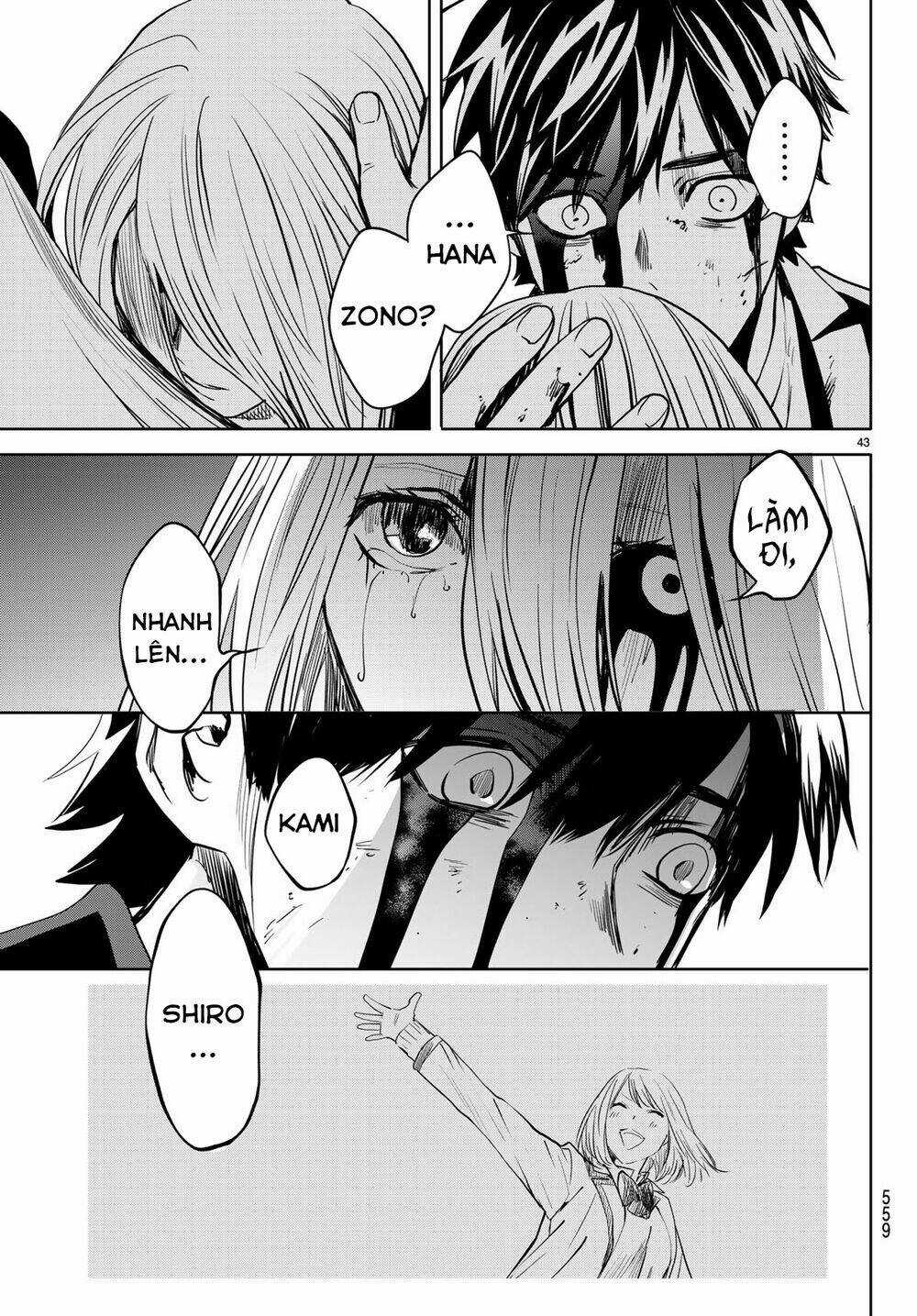 Konya Wa Tsuki Ga Kirei Desu Ga, Toriaezu Shi Ne Chapter 34 trang 43