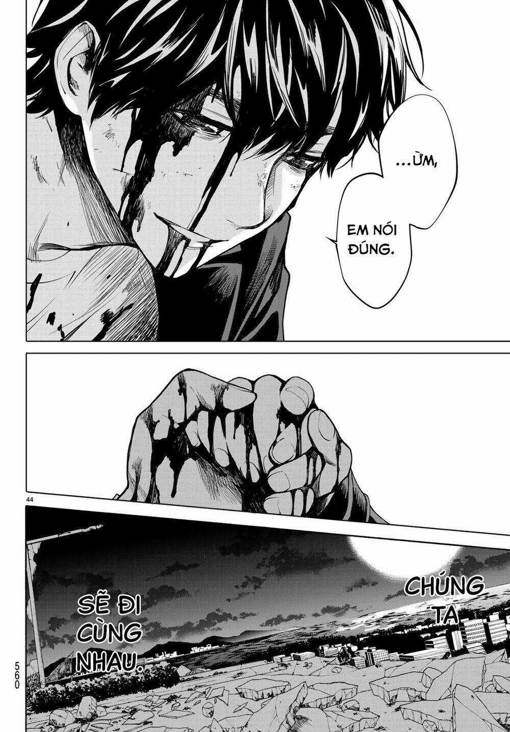 Konya Wa Tsuki Ga Kirei Desu Ga, Toriaezu Shi Ne Chapter 34 trang 44