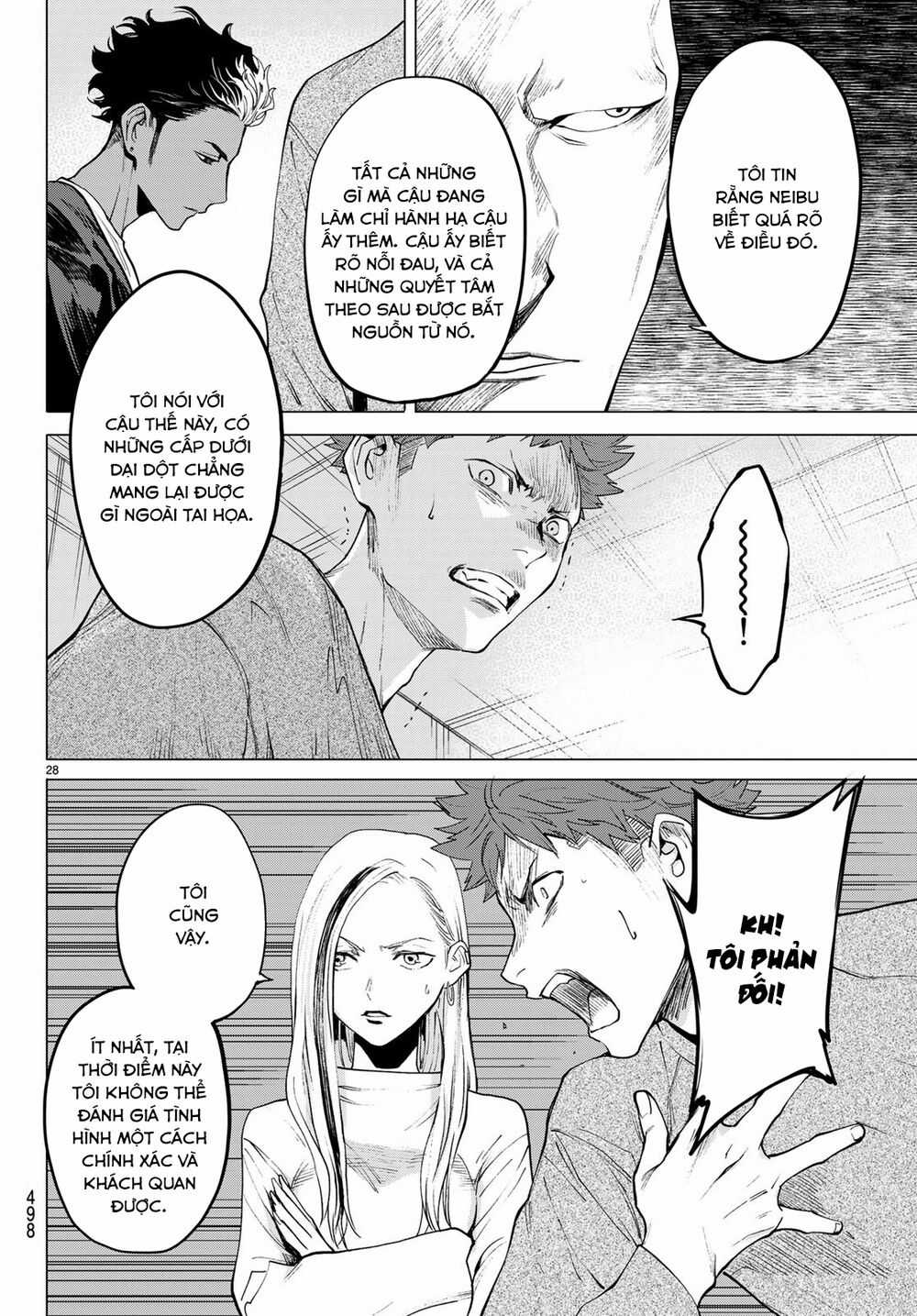 Konya Wa Tsuki Ga Kirei Desu Ga, Toriaezu Shi Ne Chapter 35 trang 28