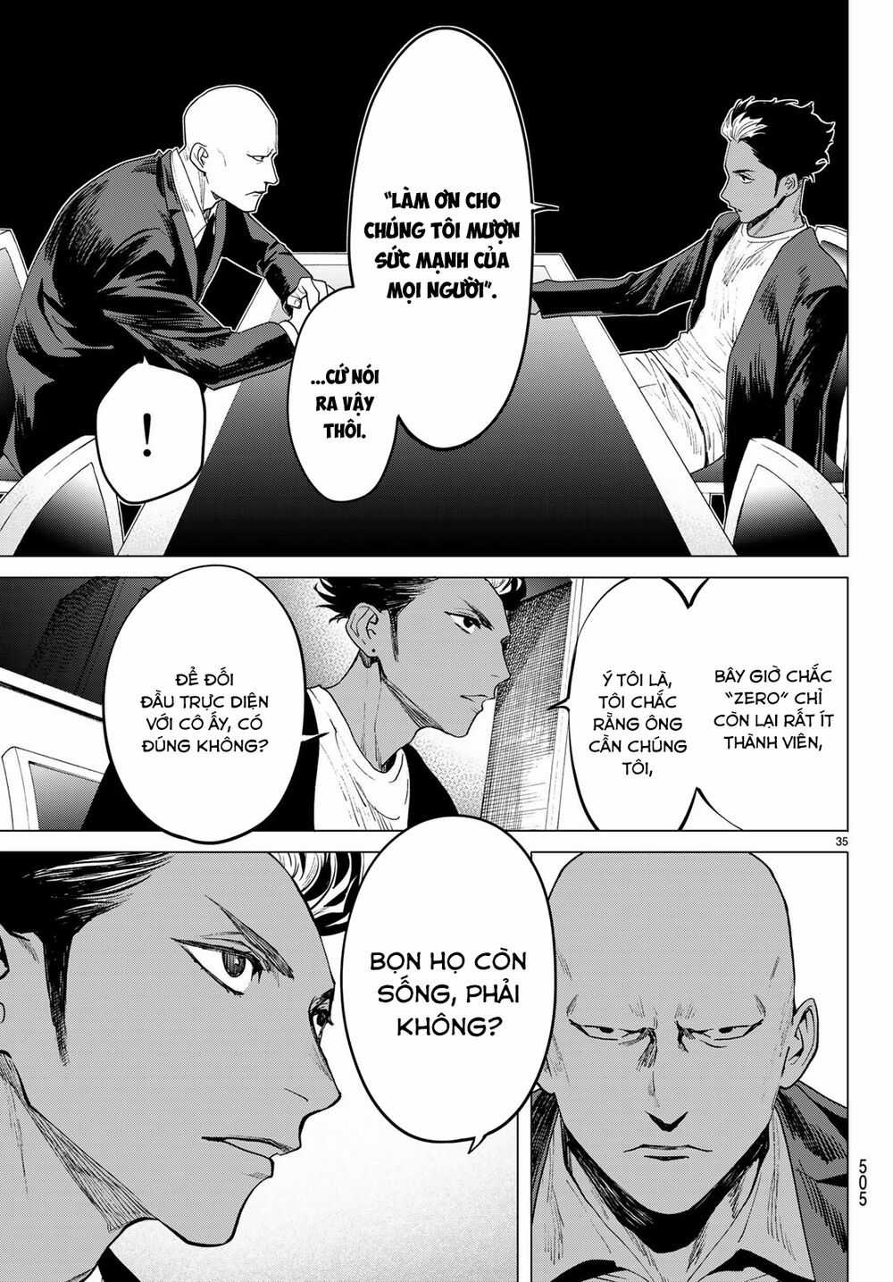 Konya Wa Tsuki Ga Kirei Desu Ga, Toriaezu Shi Ne Chapter 35 trang 35