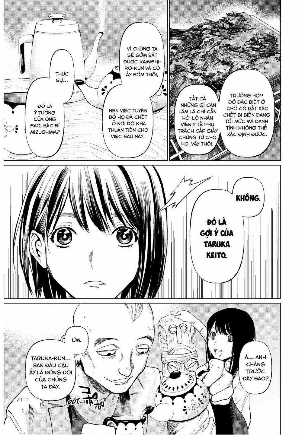 Konya Wa Tsuki Ga Kirei Desu Ga, Toriaezu Shi Ne Chapter 37 trang 22