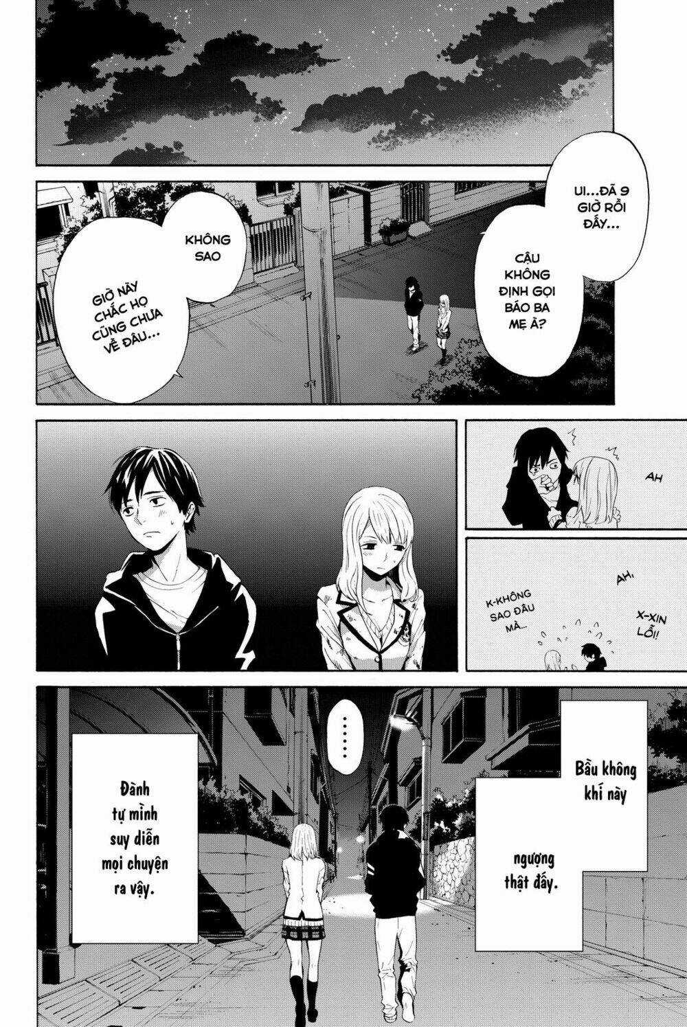 Konya Wa Tsuki Ga Kirei Desu Ga, Toriaezu Shi Ne Chapter 4 trang 34