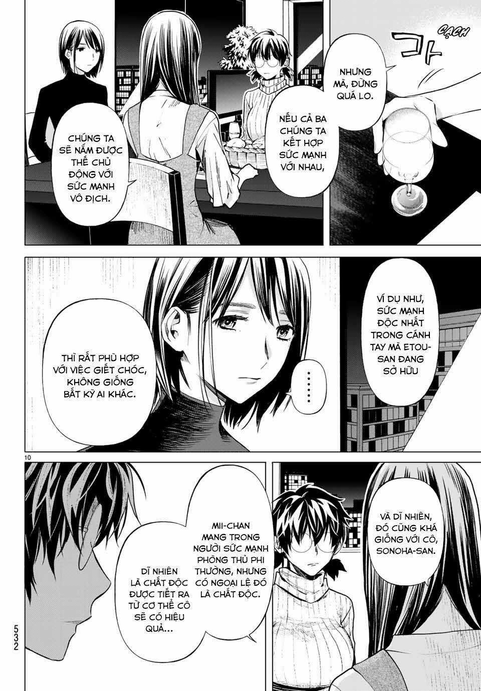 Konya Wa Tsuki Ga Kirei Desu Ga, Toriaezu Shi Ne Chapter 42 trang 11