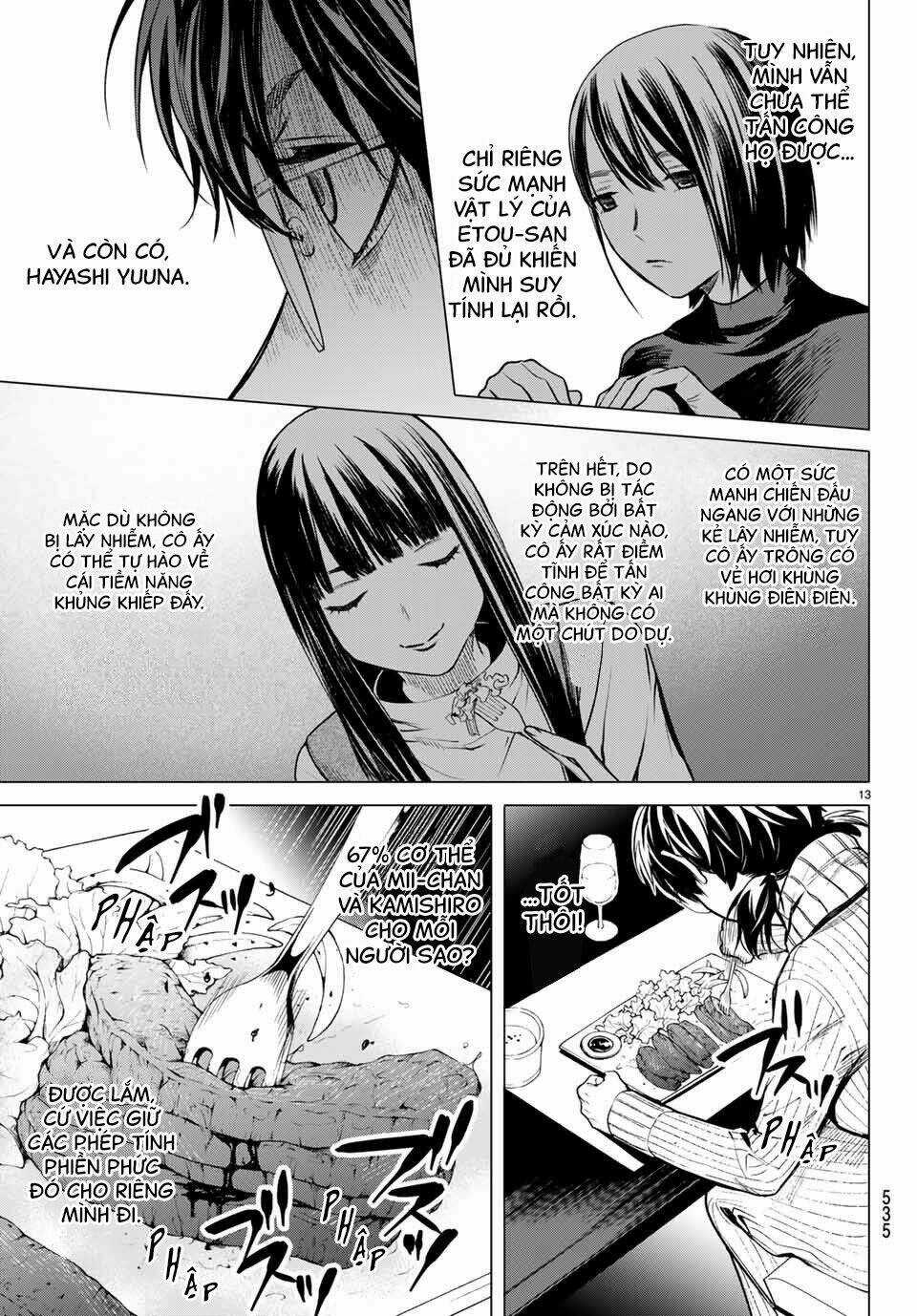 Konya Wa Tsuki Ga Kirei Desu Ga, Toriaezu Shi Ne Chapter 42 trang 14