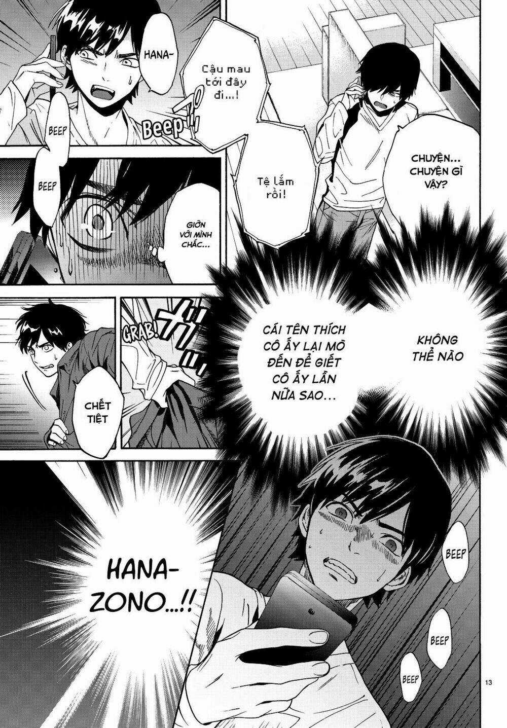 Konya Wa Tsuki Ga Kirei Desu Ga, Toriaezu Shi Ne Chapter 5 trang 14