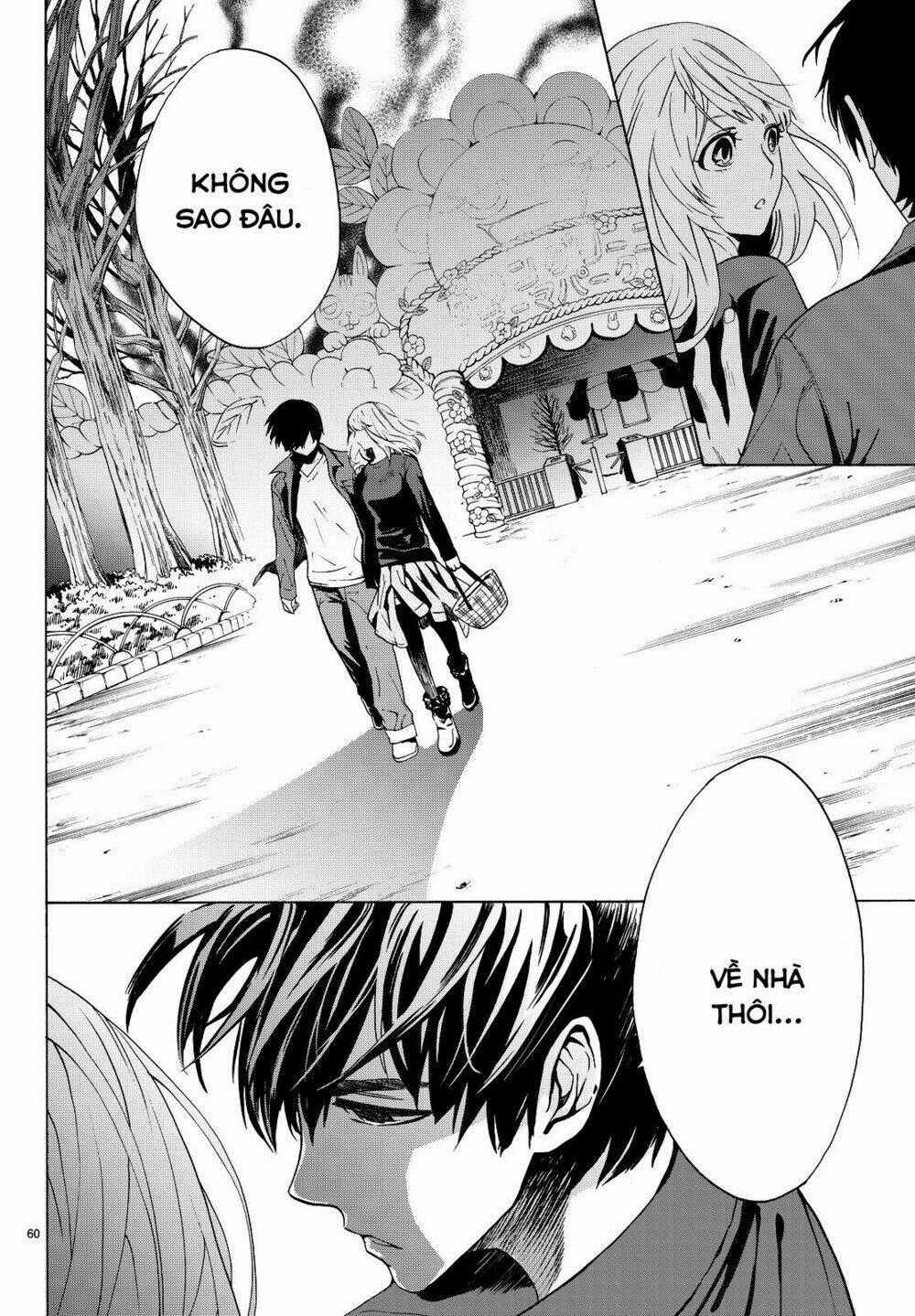 Konya Wa Tsuki Ga Kirei Desu Ga, Toriaezu Shi Ne Chapter 5 trang 59