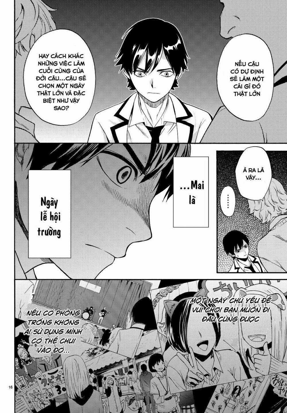 Konya Wa Tsuki Ga Kirei Desu Ga, Toriaezu Shi Ne Chapter 6 trang 16