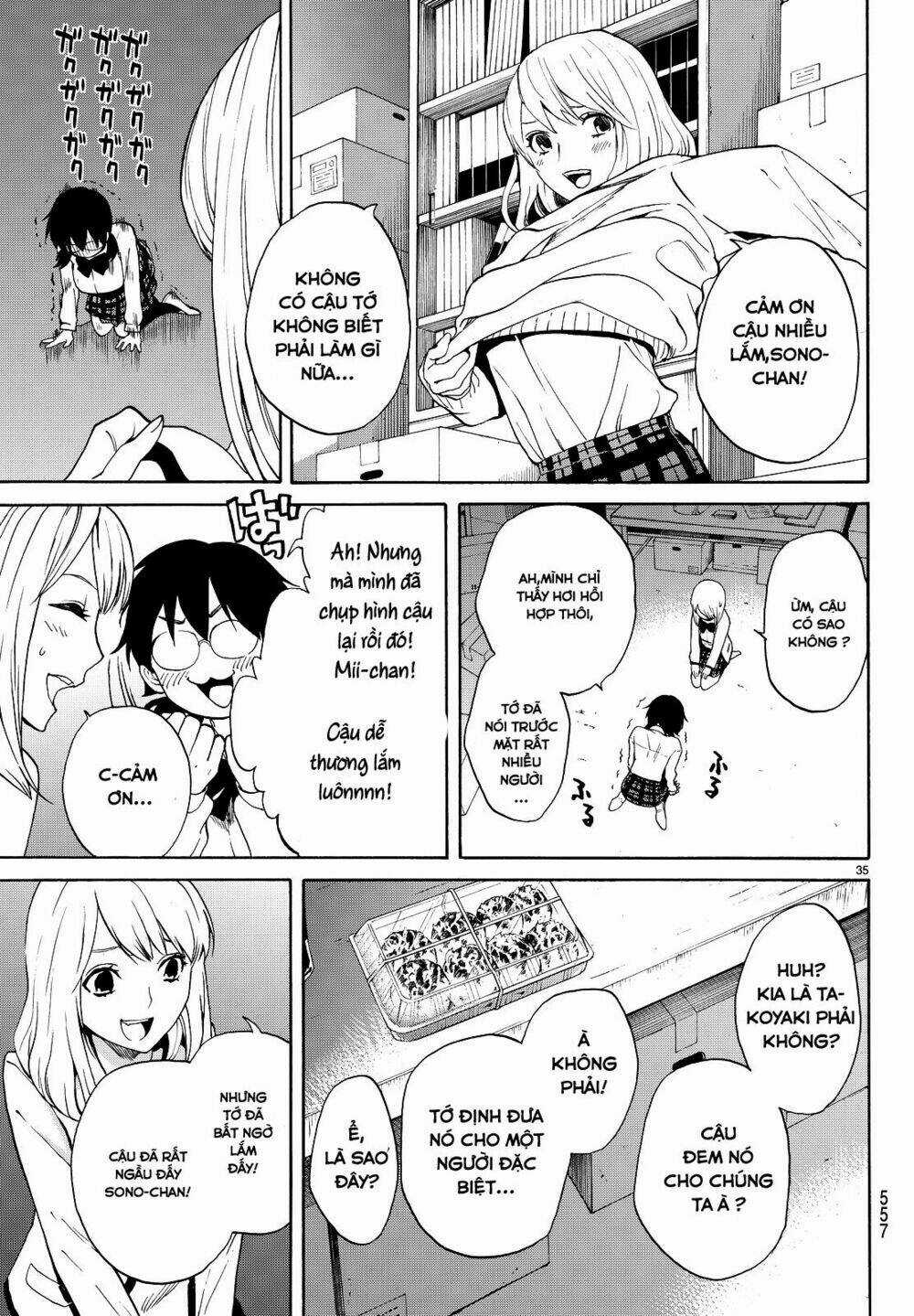 Konya Wa Tsuki Ga Kirei Desu Ga, Toriaezu Shi Ne Chapter 6 trang 34