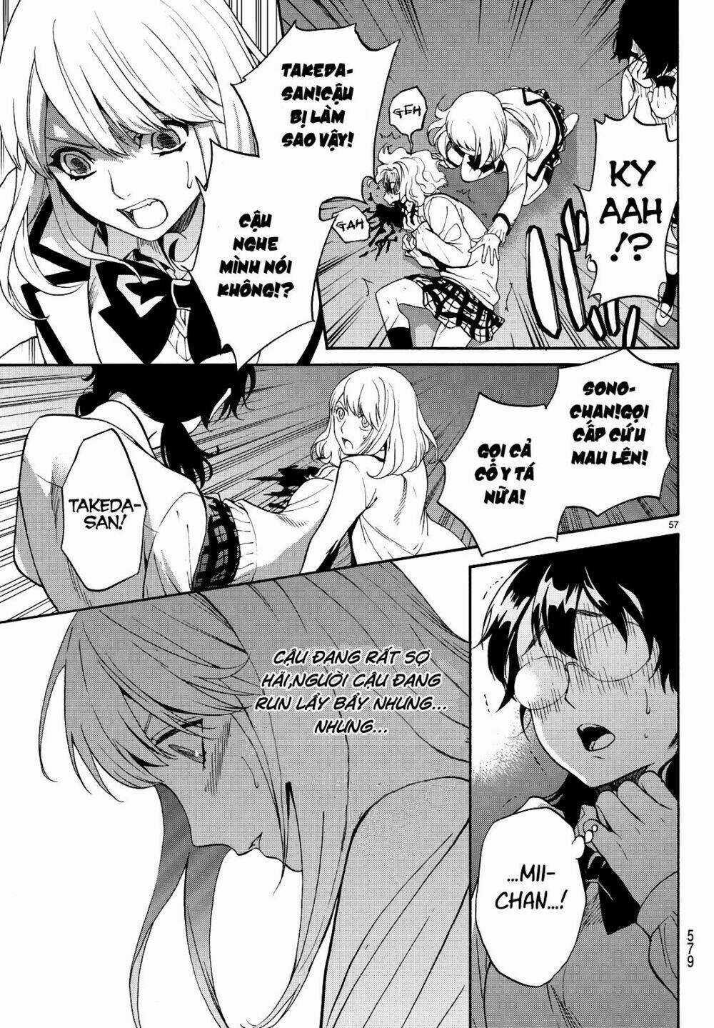 Konya Wa Tsuki Ga Kirei Desu Ga, Toriaezu Shi Ne Chapter 6 trang 54