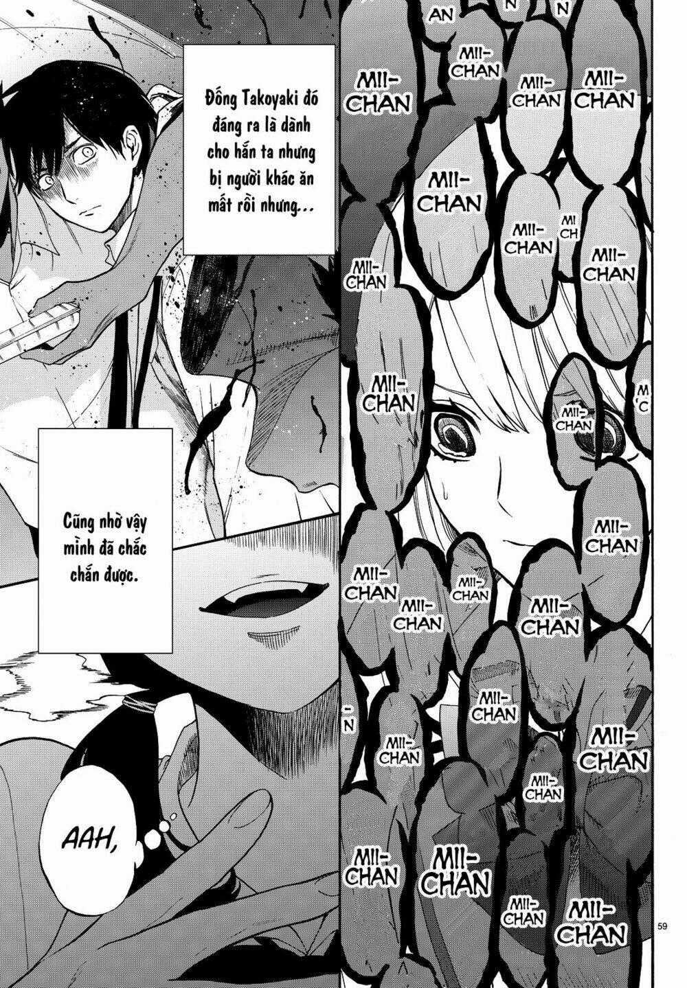 Konya Wa Tsuki Ga Kirei Desu Ga, Toriaezu Shi Ne Chapter 6 trang 56