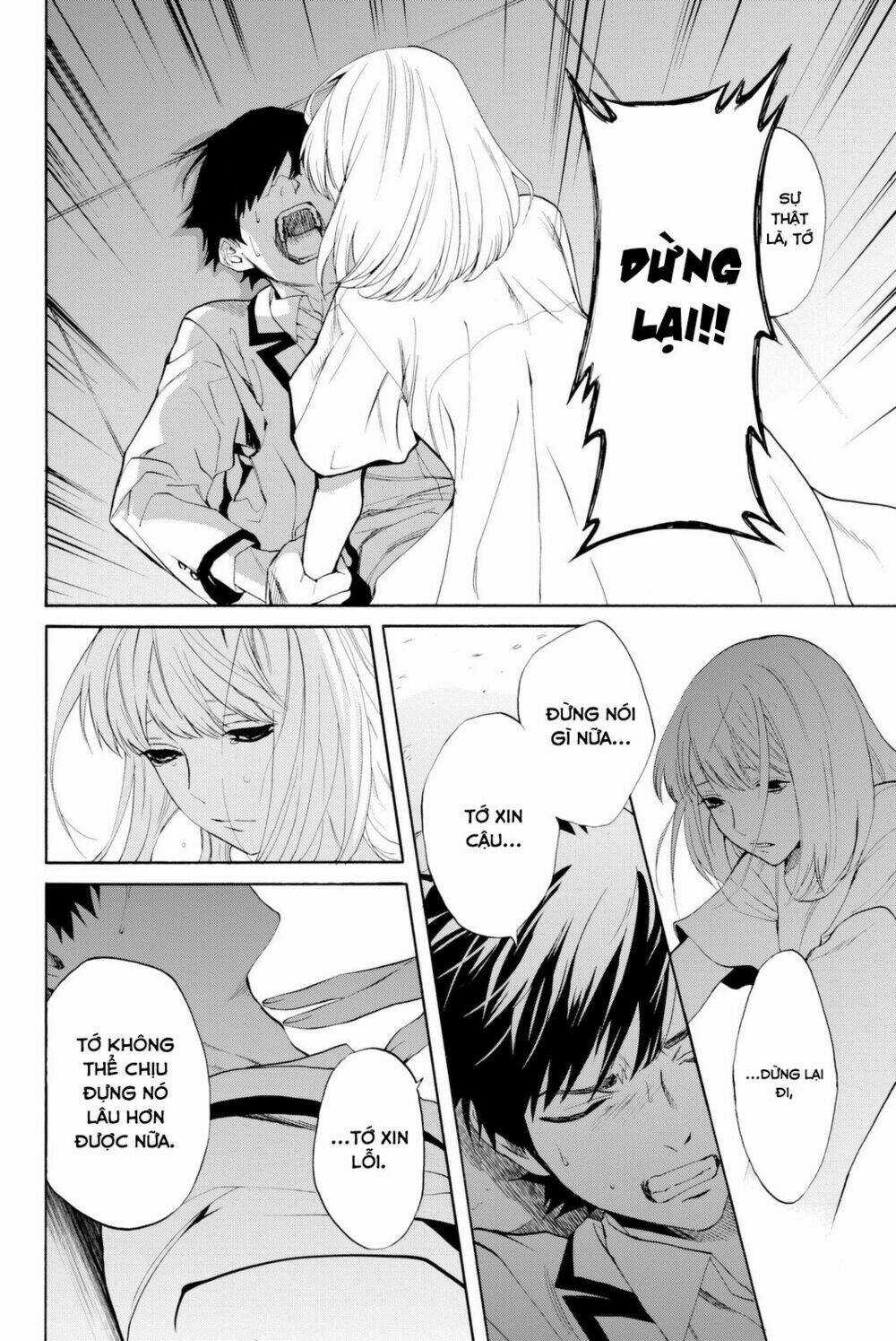 Konya Wa Tsuki Ga Kirei Desu Ga, Toriaezu Shi Ne Chapter 9 trang 57