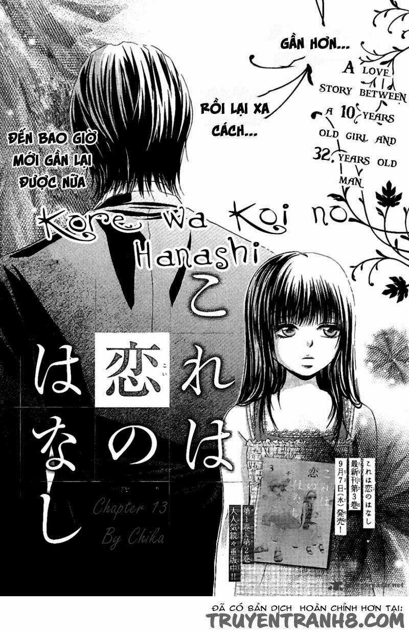 Kore Wa Koi No Hanashi Chapter 13 trang 2