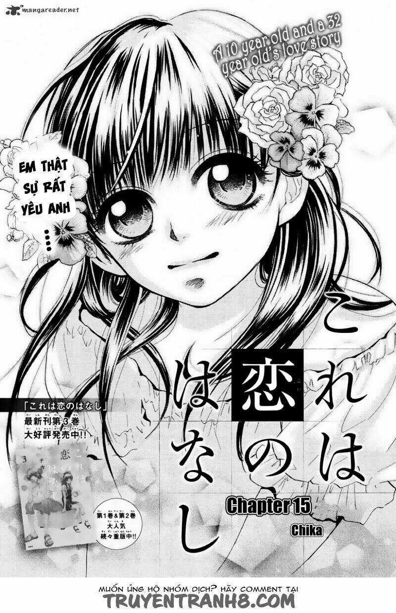 Kore Wa Koi No Hanashi Chapter 15 trang 2