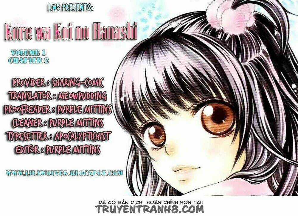 Kore Wa Koi No Hanashi Chapter 2 trang 1