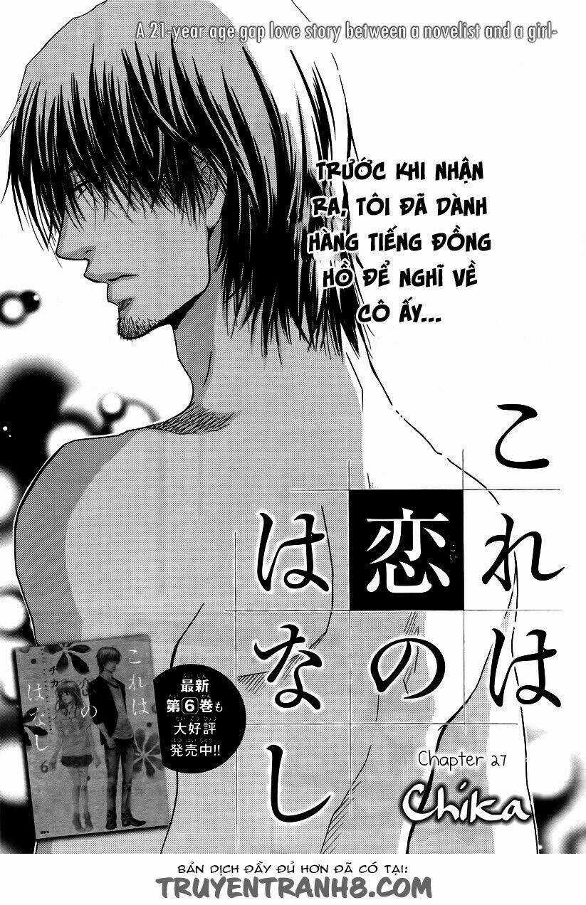 Kore Wa Koi No Hanashi Chapter 27 trang 3