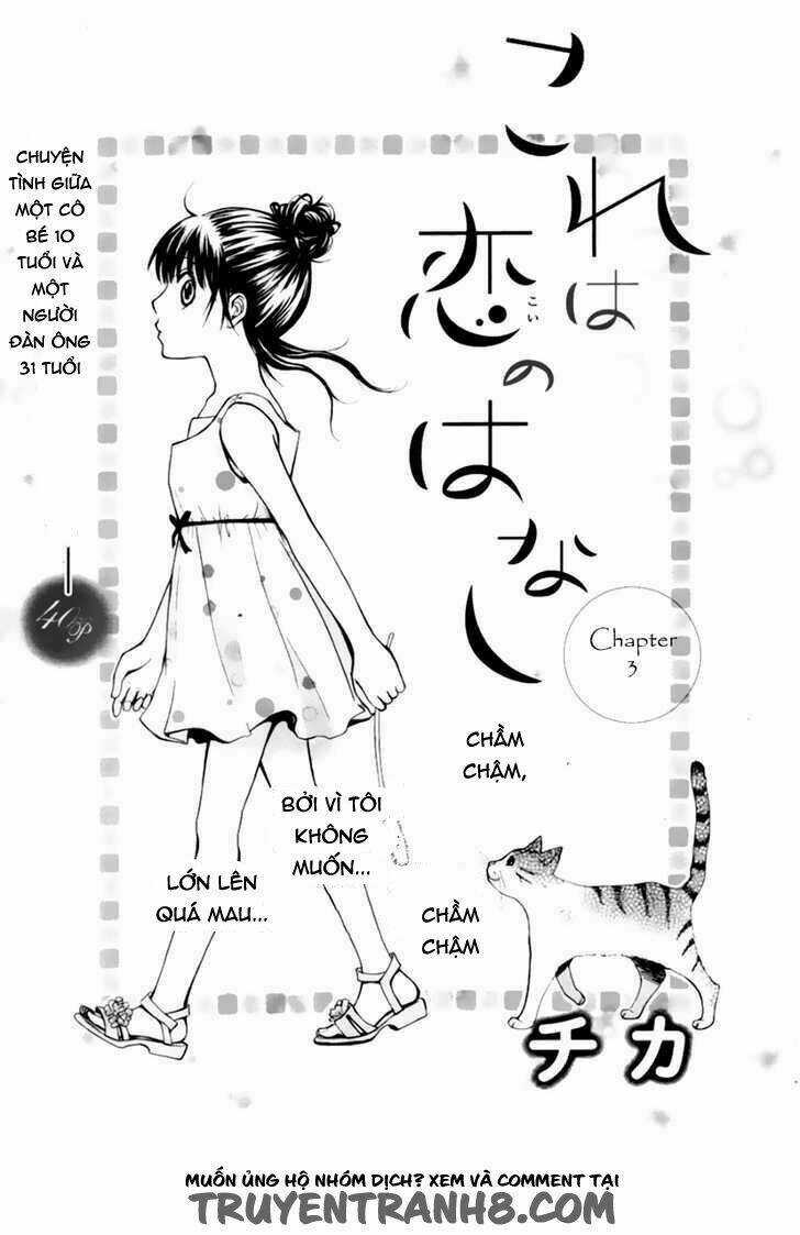 Kore Wa Koi No Hanashi Chapter 3 trang 2