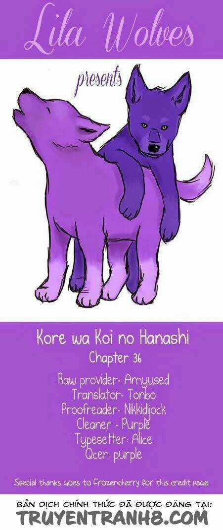 Kore Wa Koi No Hanashi Chapter 36 trang 1