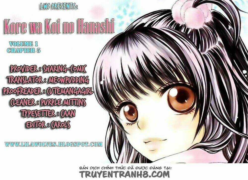 Kore Wa Koi No Hanashi Chapter 5 trang 1