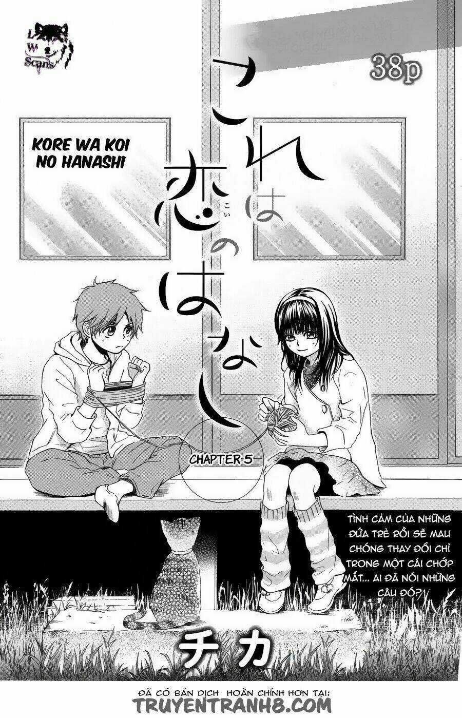 Kore Wa Koi No Hanashi Chapter 5 trang 2