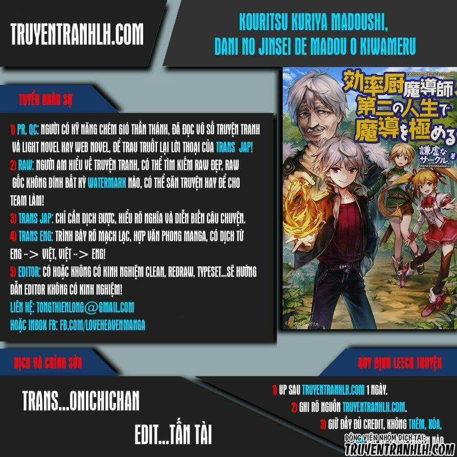 Kouritsu Kuriya Madoushi, Dani No Jinsei De Madou O Kiwameru Chapter 18 trang 0