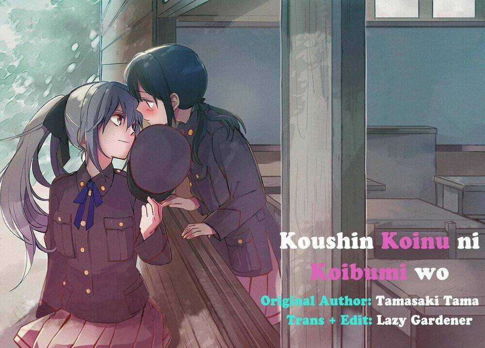 Koushin Koinu Ni Koibumi Wo Chapter 12 trang 36