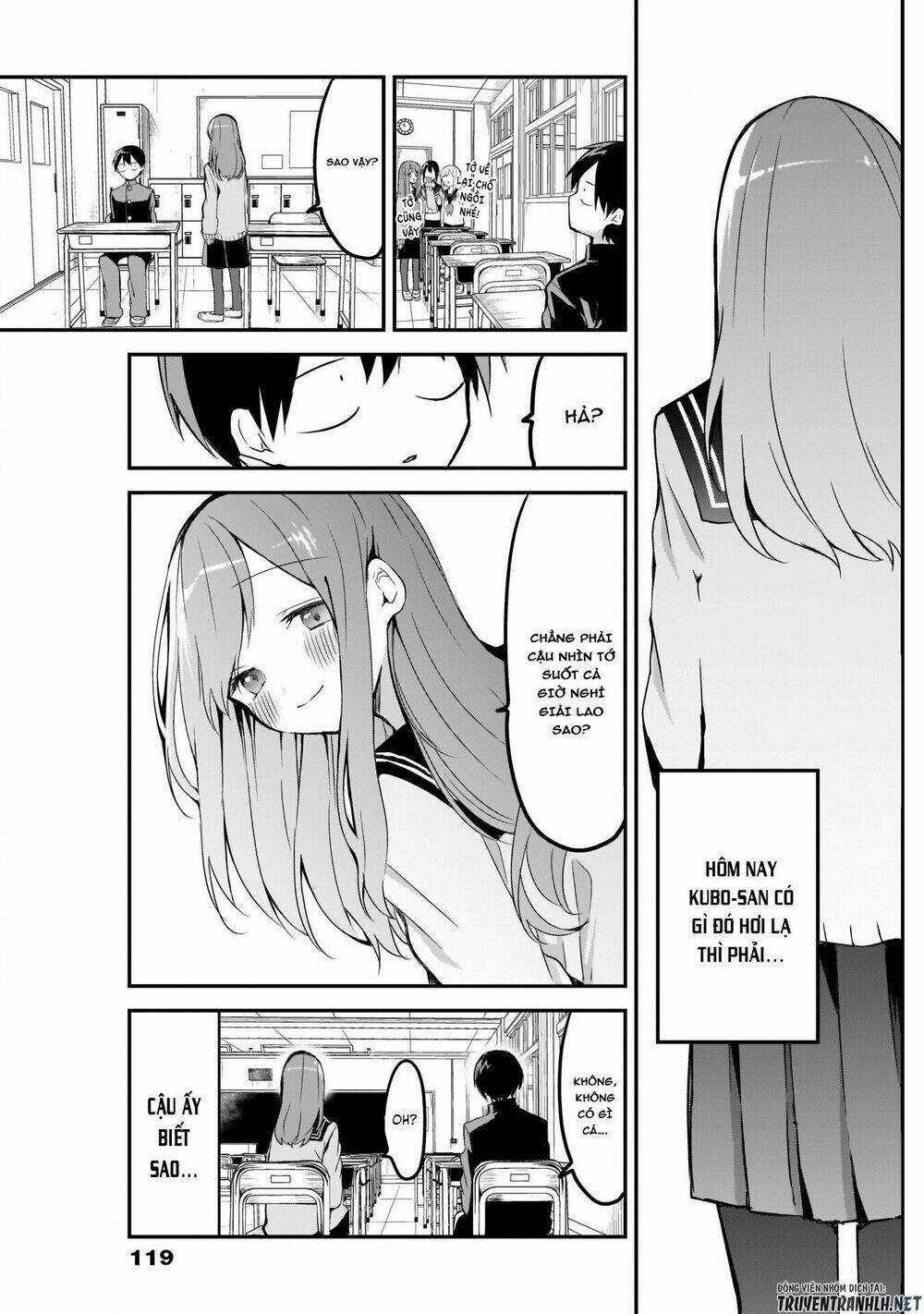 Kubo-San Wa Boku (Mobu) Wo Yurusanai Chapter 12 trang 4