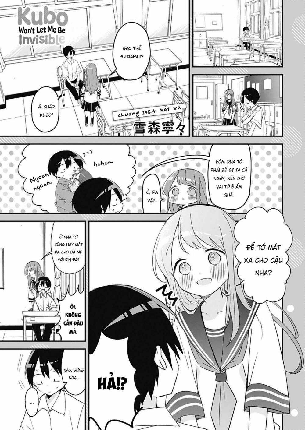 Kubo-San Wa Boku (Mobu) Wo Yurusanai Chapter 145.4 trang 2