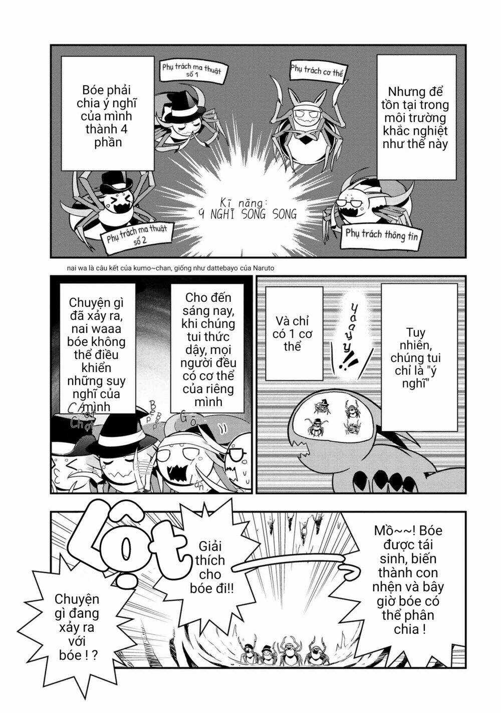 Kumo Desu Ka Nani Ka? Daily Life Of The Four Spider Sisters Chapter 1 trang 5