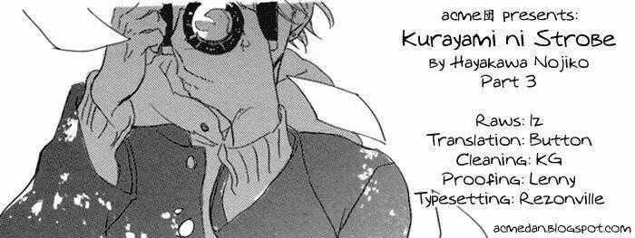 Kurayami Ni Strobe Chapter 3 trang 0