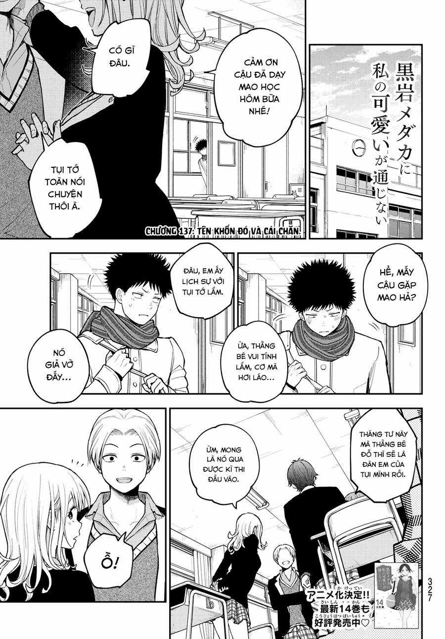 Kuroiwa Medaka Ni Watashi No Kawaii Ga Tsuujinai Chapter 137 trang 2
